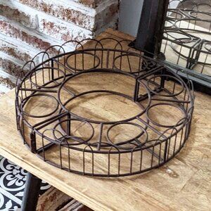 Vintage Rustic Wire Votive Candle Holder